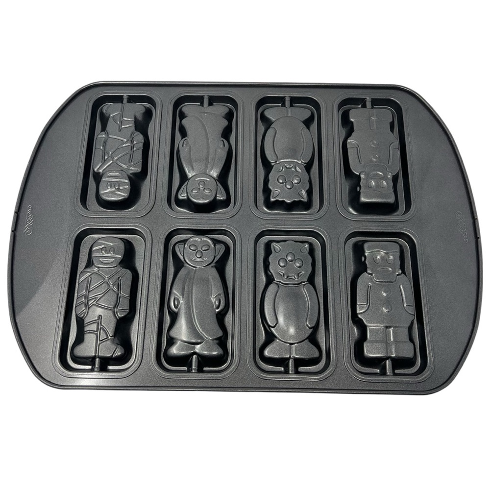 Wilton Non Stick Monster Pop Pan Halloween Dracula Mummy Frankenstein Monster